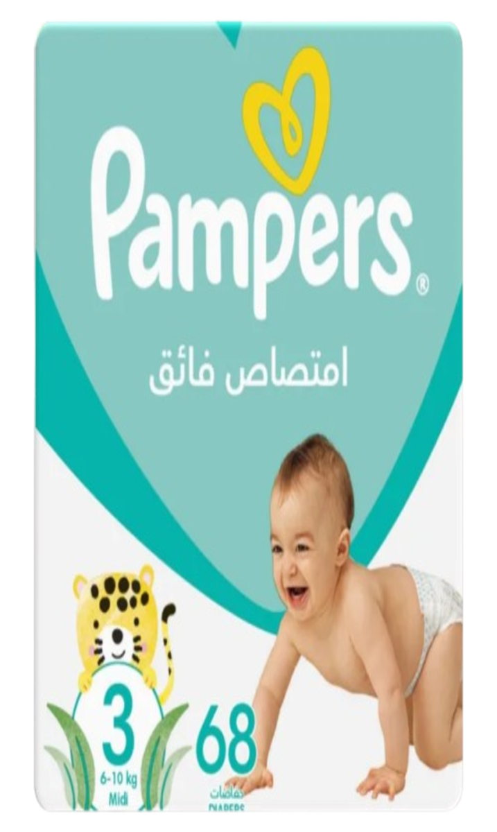 Pampers Couche Nº3 68P