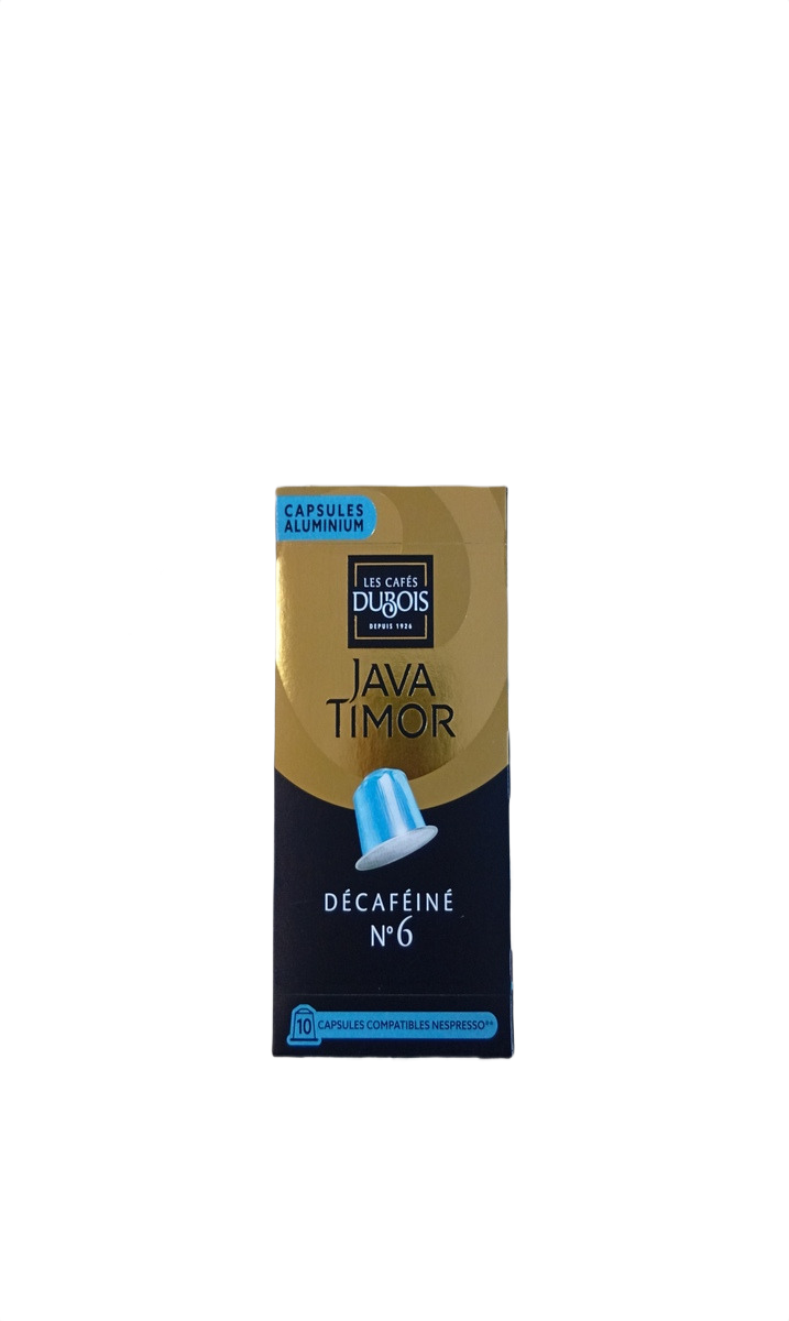 Dubois Java Décaféiné Nº6 10Capsules