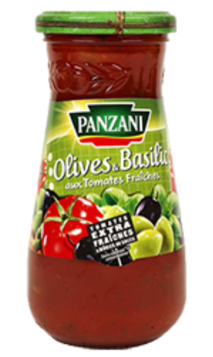 PANZANI-Sauce Olive Basilic 425G