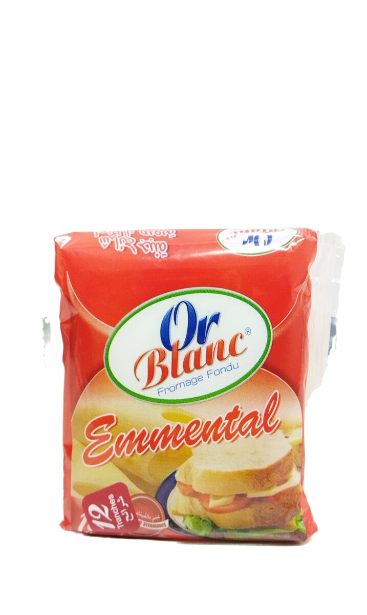 Or Blanc Fromage Tranche Emmental 12P