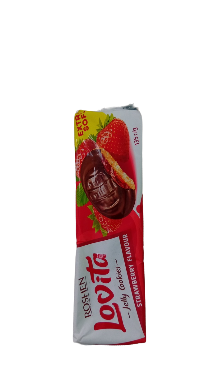 Roshen Lovita Cookies Strawberry 135G