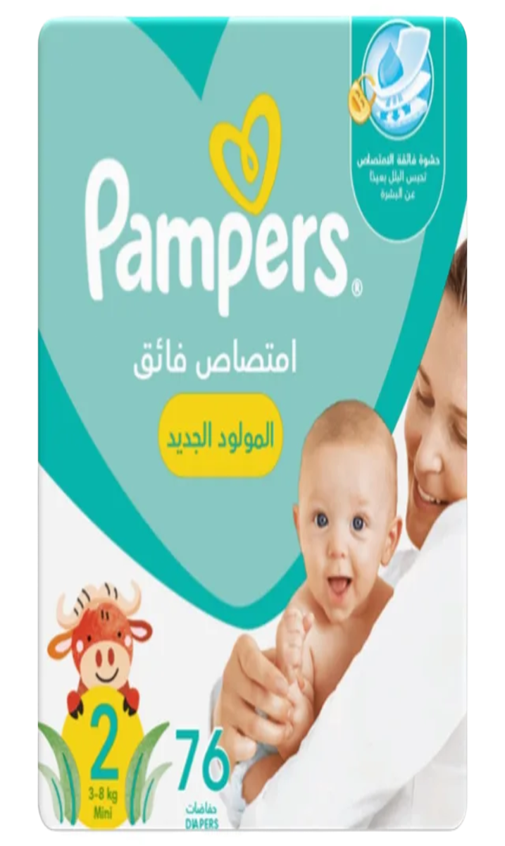 Pampers Couche Nº2 76P