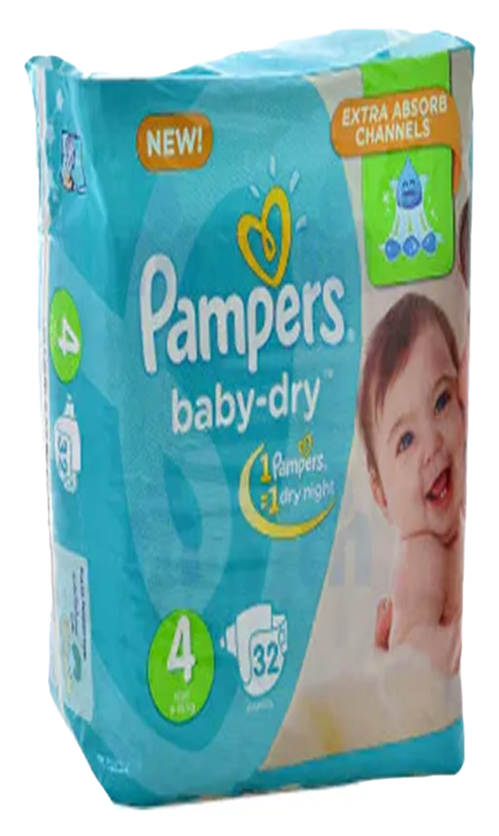 Pampers Couche Nº4 32P