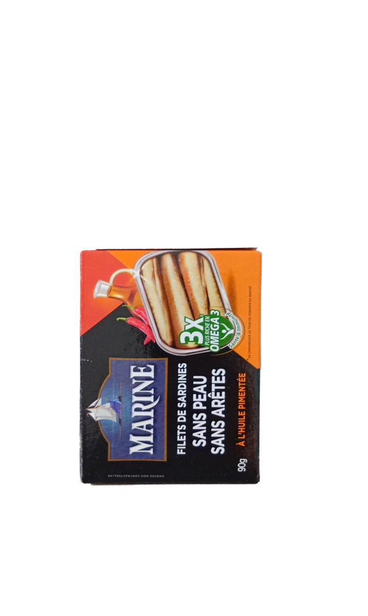 Marine Sardines a L'huile Pimente 90G