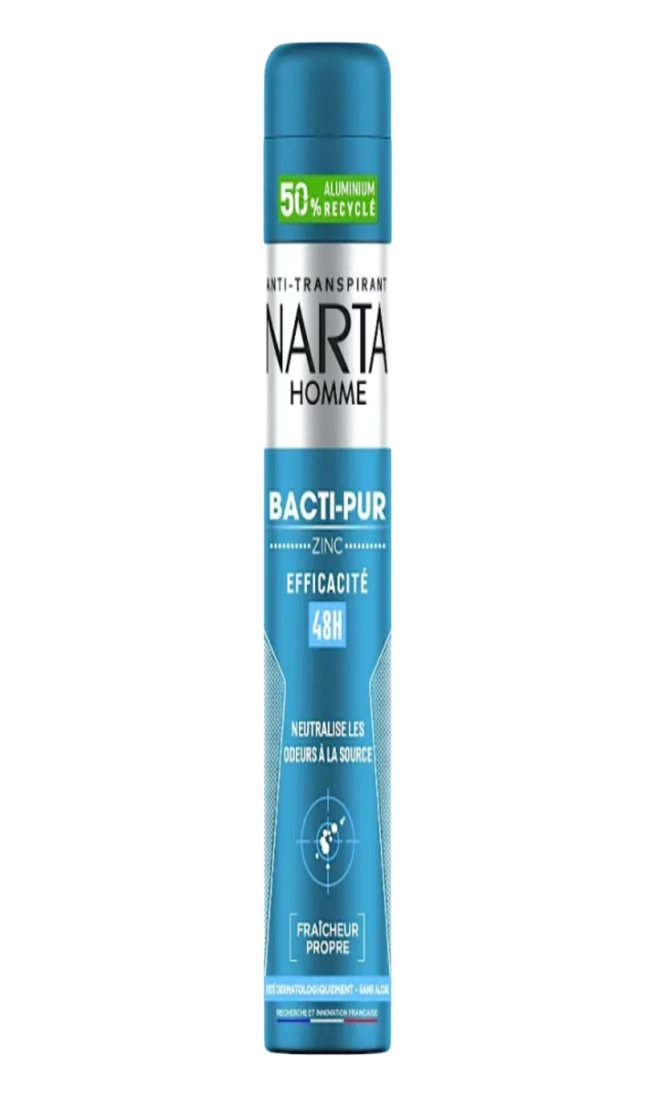 Narta Déodorant Spray Homme bacti-pur zinc 200ML