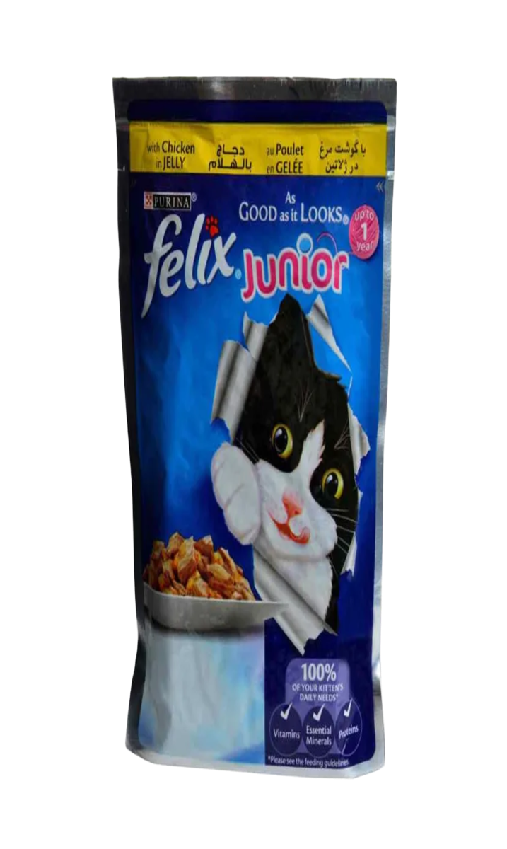 Felix Pate au Poulet En Gelée Junior 100G