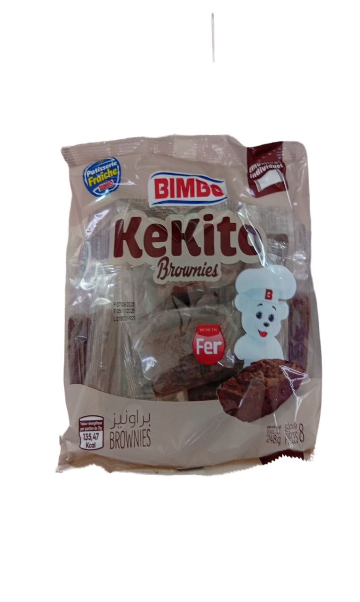 Bimbo Kekito Brownies 248g 8P