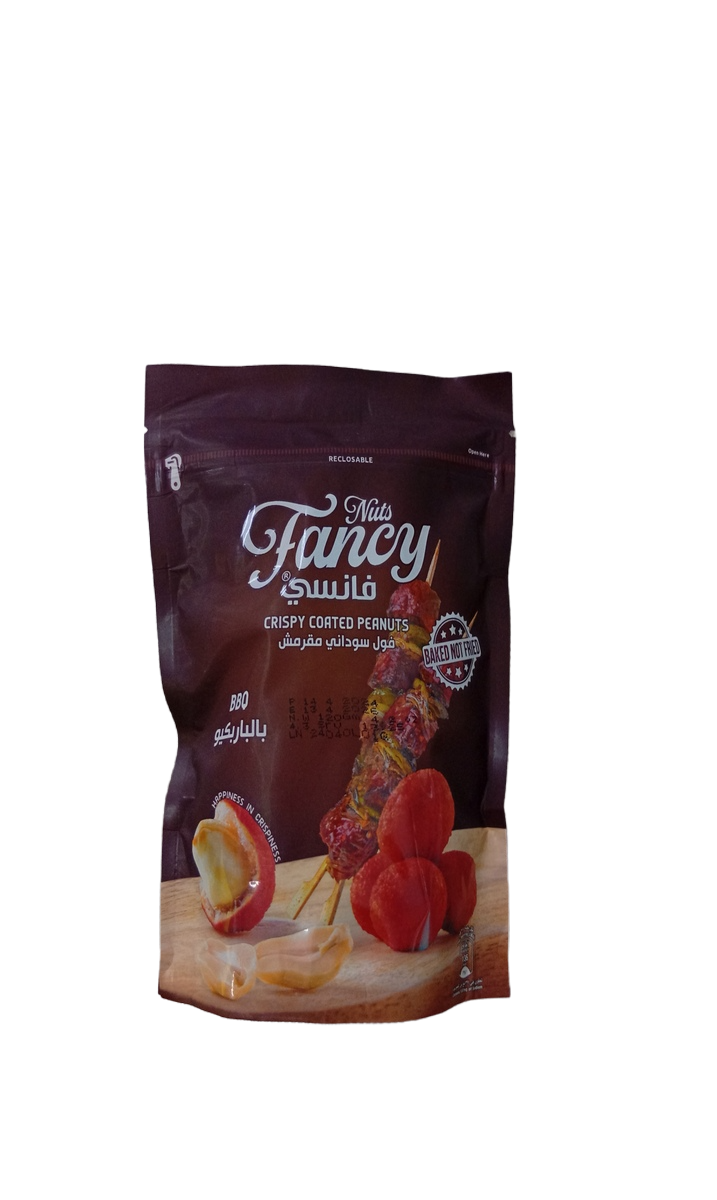 Fancy Cacahuètes Grillées Enrobée Saveur Barbecue 120G