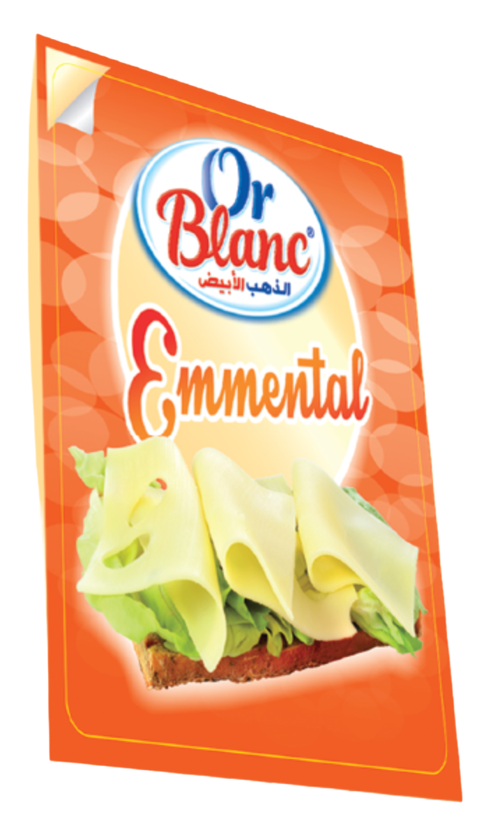 Or Blanc – Fromage Slice Emmental 100G