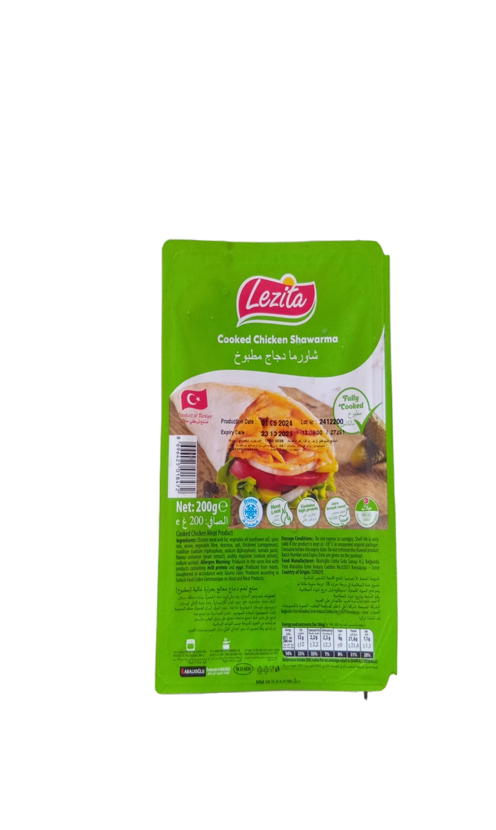Lezita Chicken Shawarma 200g