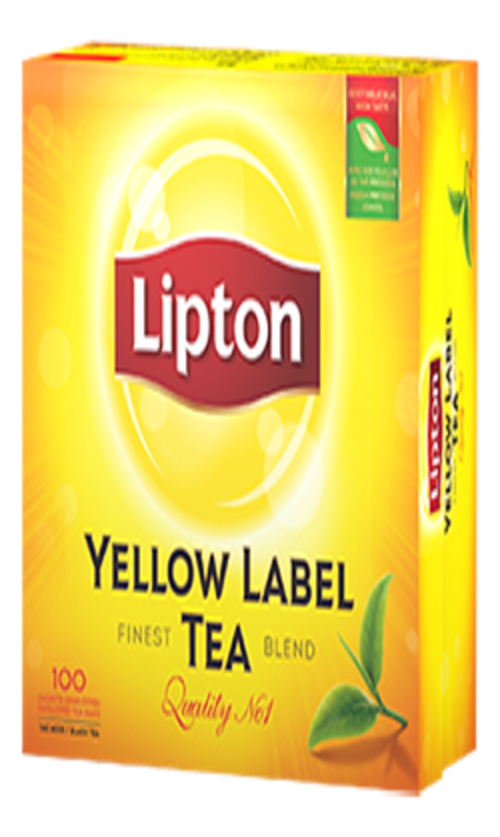 Thé Noir Lipton Yellow Label Tea 100 Sachets