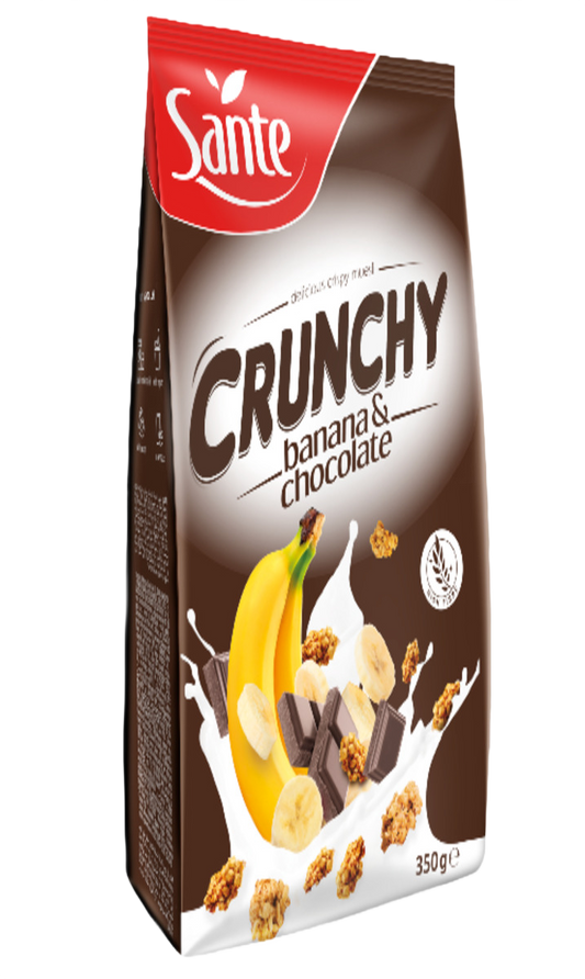 Sante Crunchy Banana & Chocolate 350G