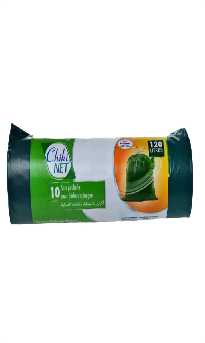 Chikinet Sac Poubelle 10Ps 120L