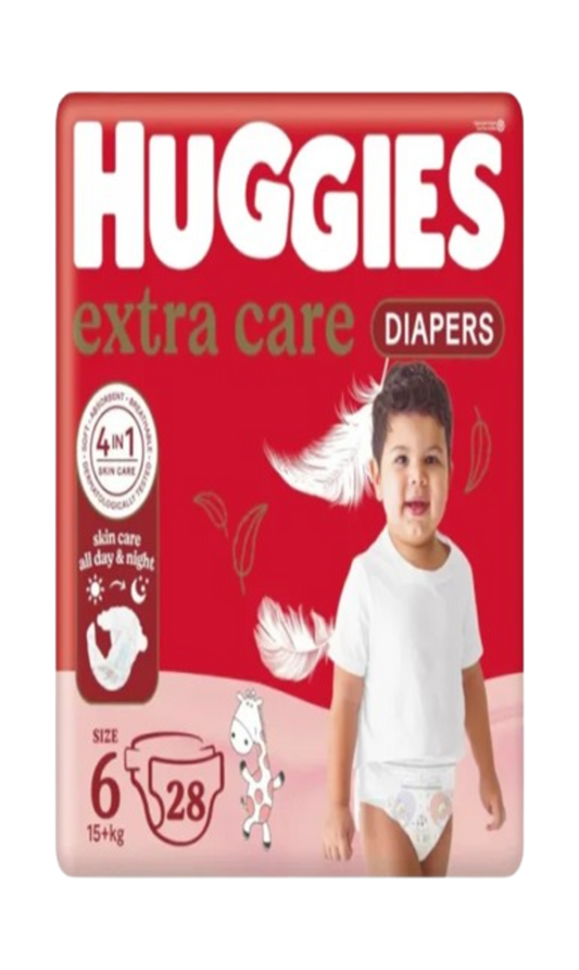 Huggies Couche Extra Care Nº6 28P