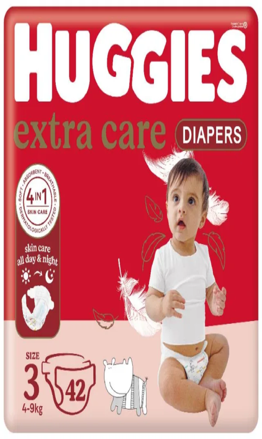 Huggies Couche Extra Care Nº3 42P