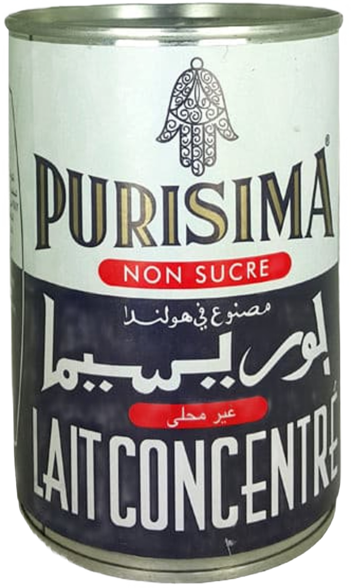 Purisima Lait Consentré Non Sucré 410ML