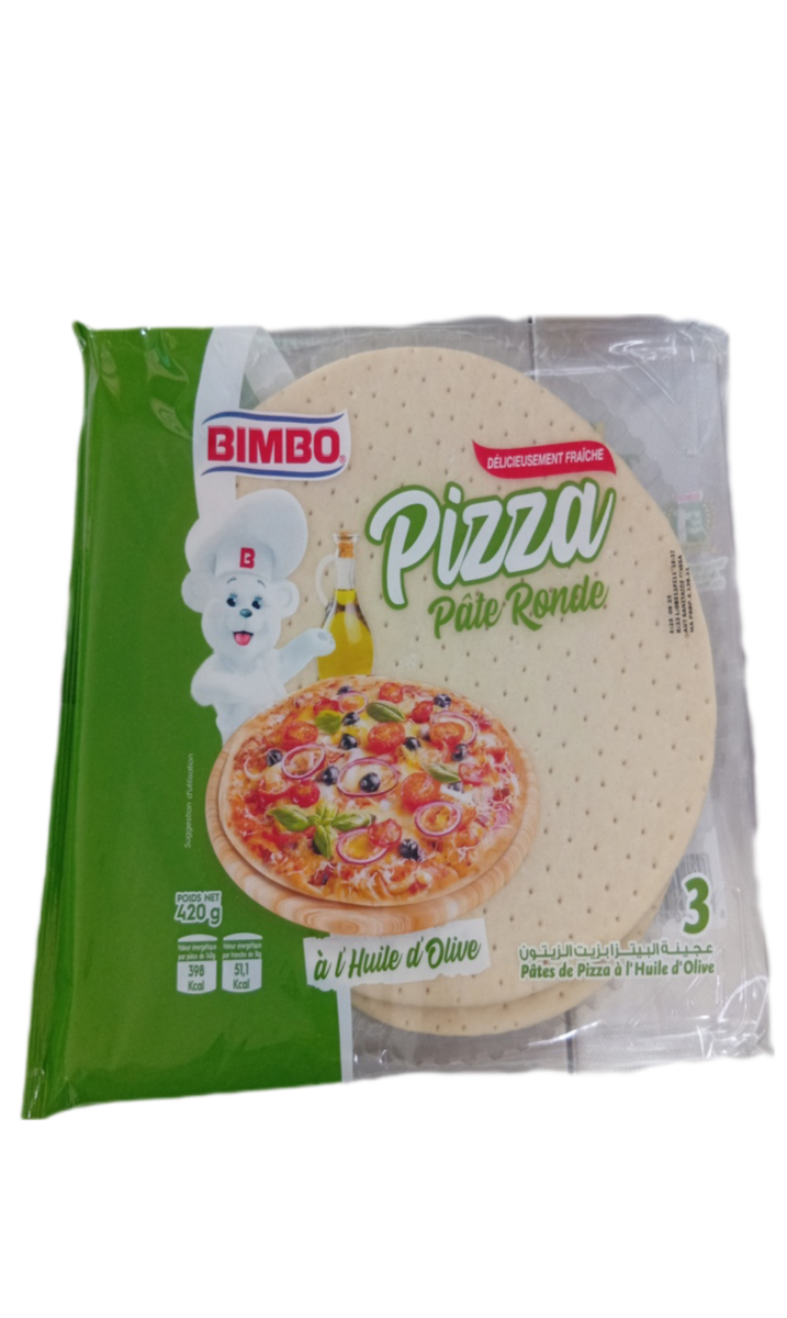 Bimbo Pizza Pâte Ronde à L'huile D'olive 3P 420G