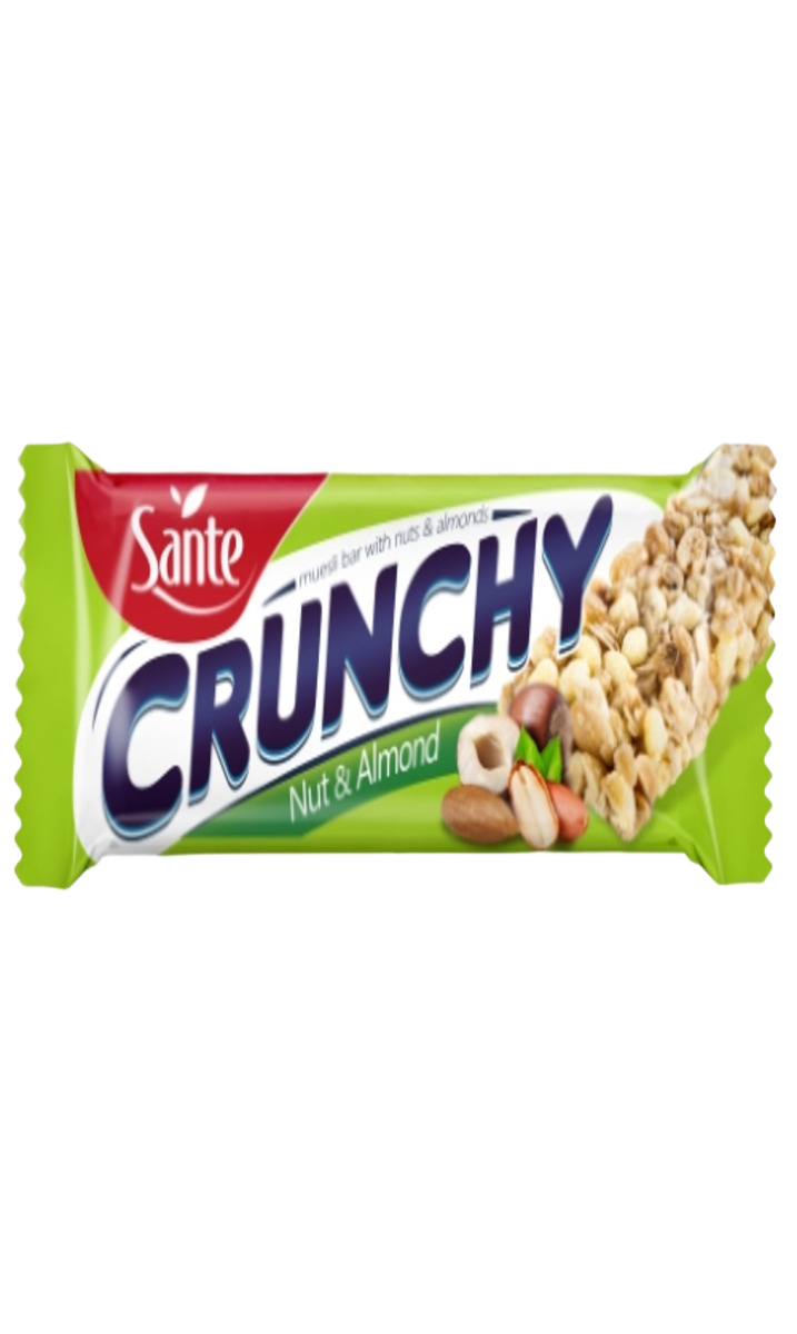 Sante Crunchy Cereal Bars with Nut and Almond 40G