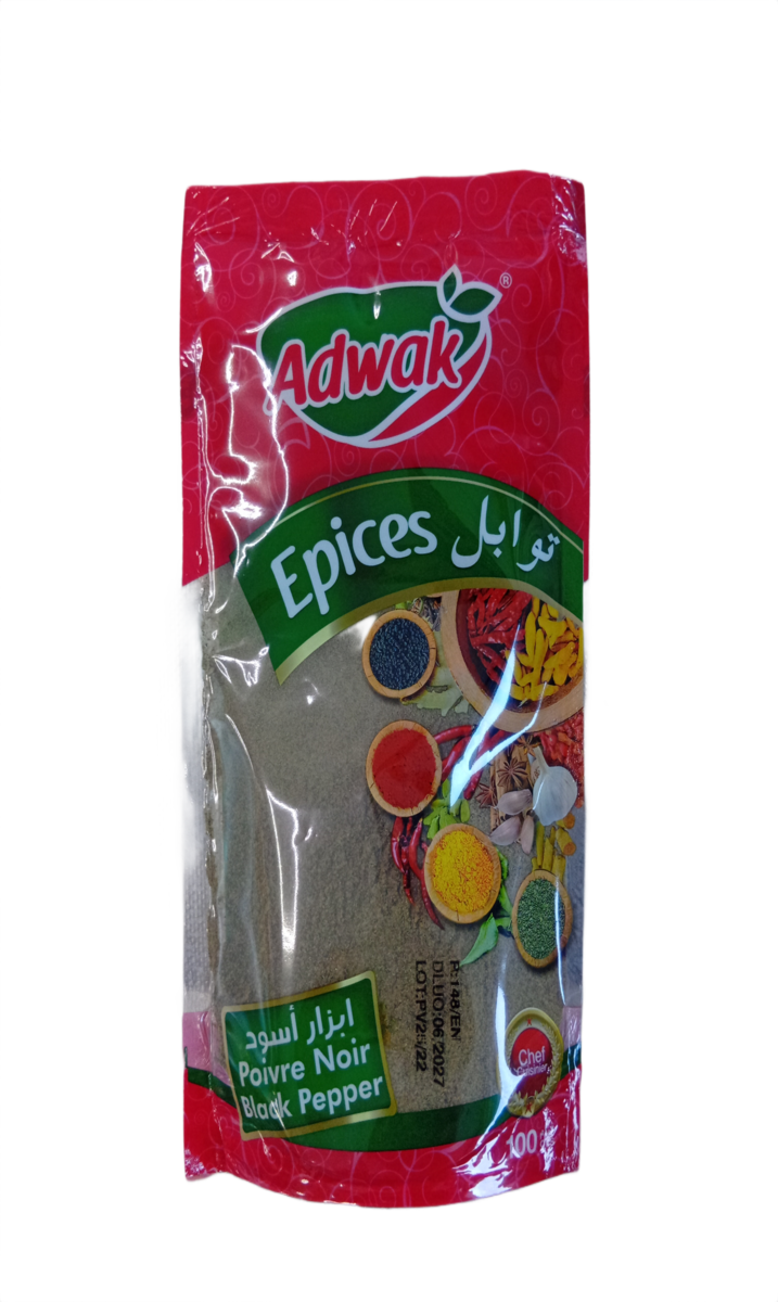 Adwak Epices Povoir Noir (الفلفل الأسود) 100G