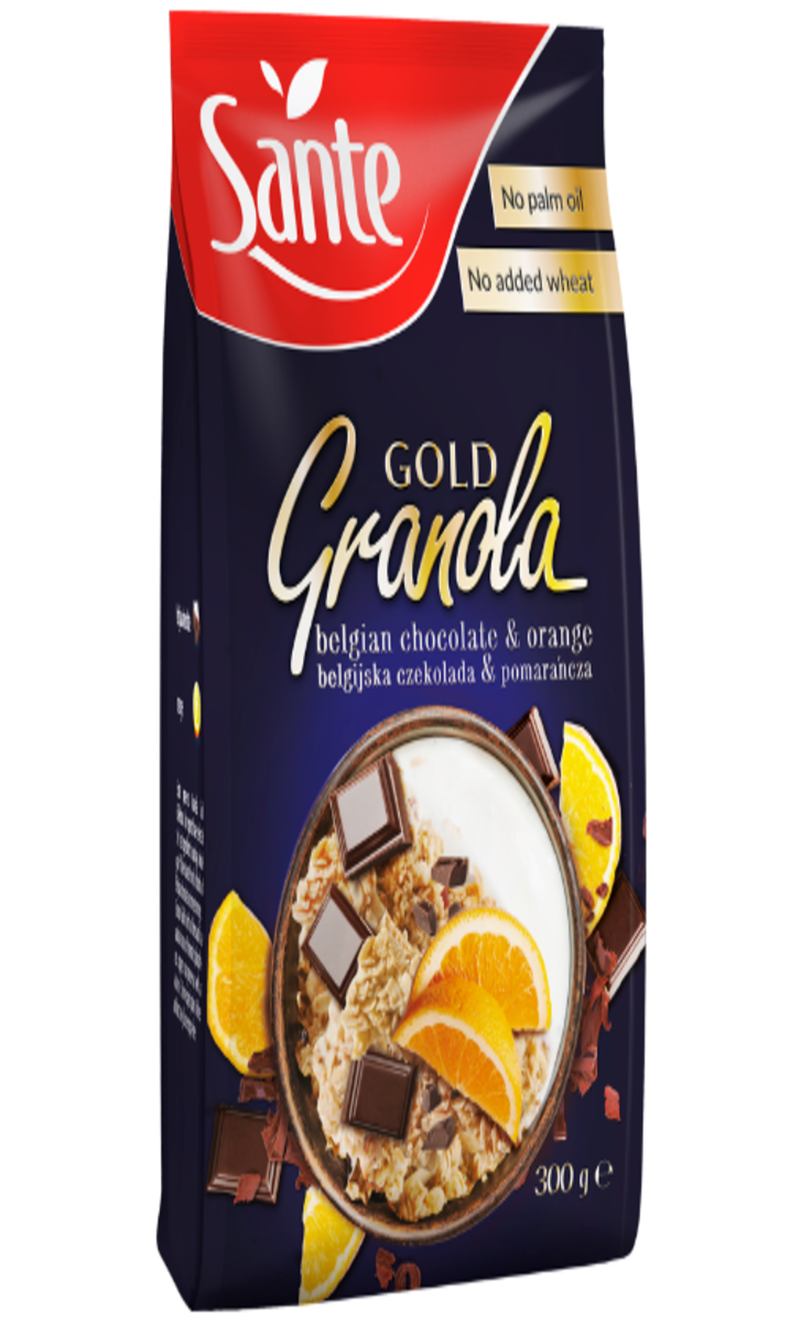 Sante Gold Granola Chocolate+Orange 350G
