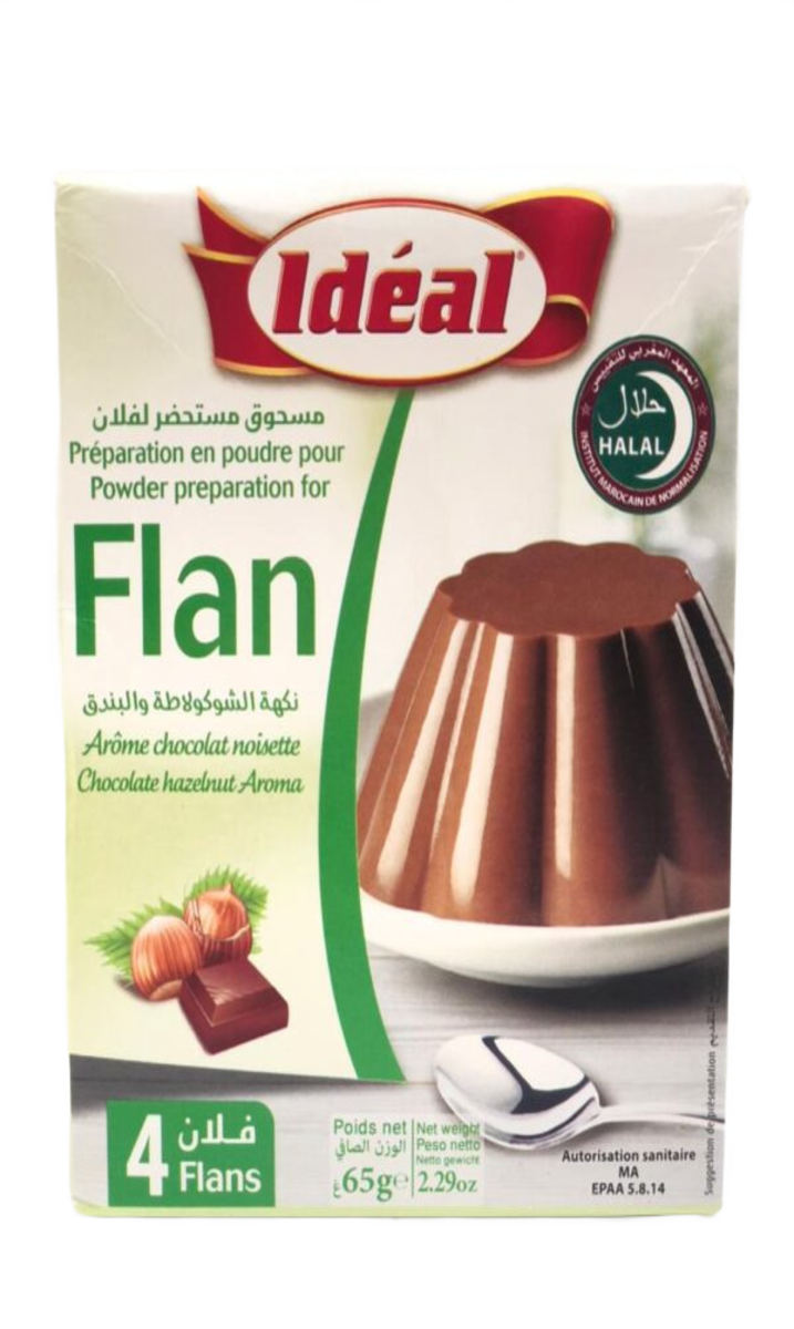 Ideal Flan Choco&Noisette 4x65G