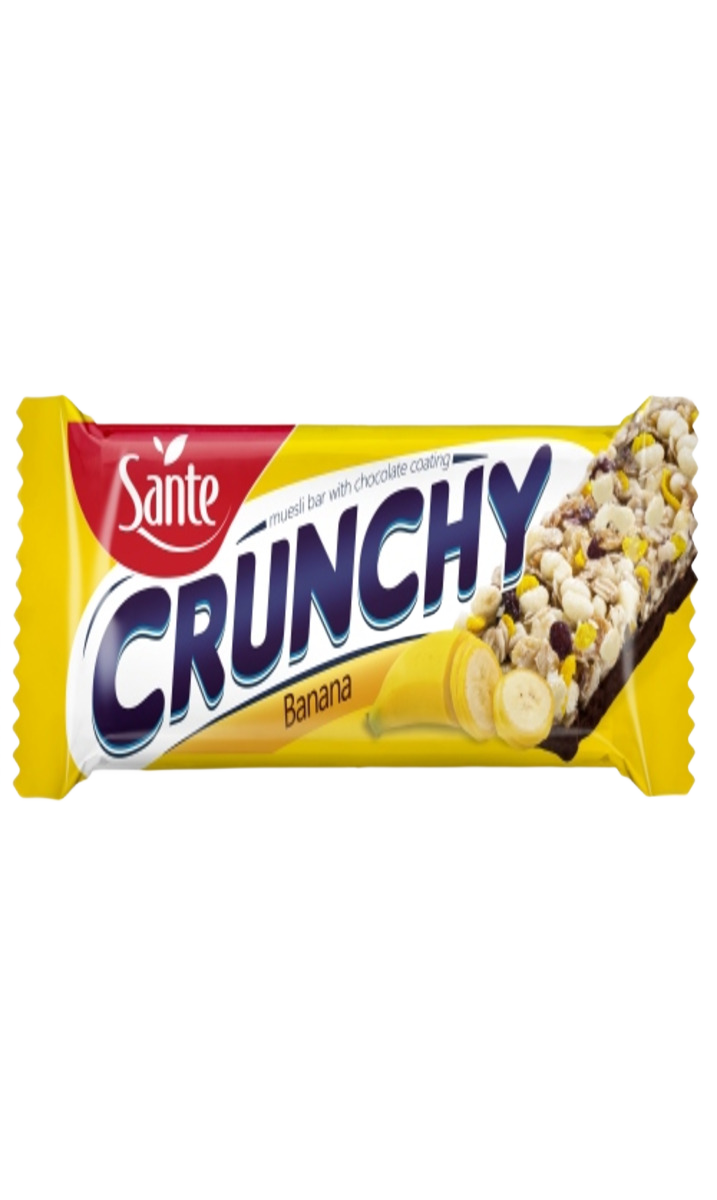 Sante Crunchy Cereal Bars with Banana 40G