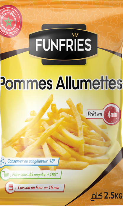 Funfries Frites Calibre 7/7 2.5Kg