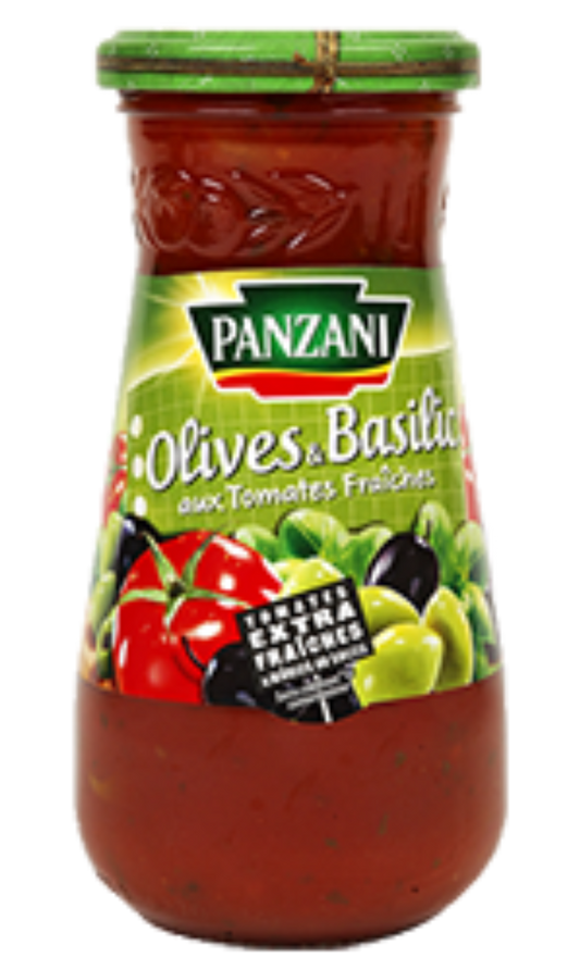 PANZANI-Sauce Olive Basilic 425G
