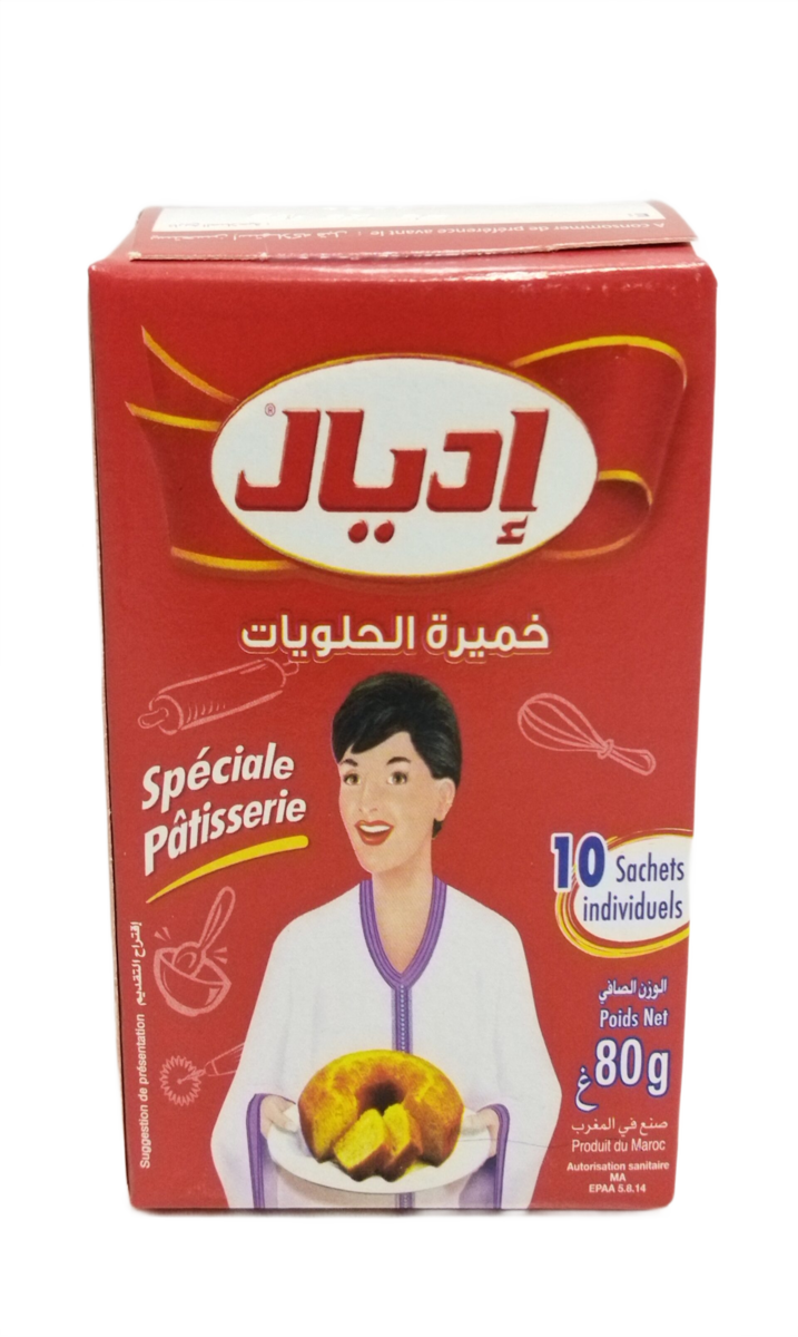 Ideal Levure Crème Pâtissière 80G