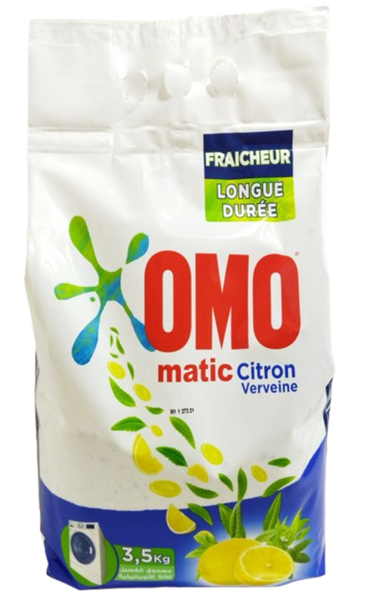Omo Matic Citron Lessive en Poudre 3,5KG