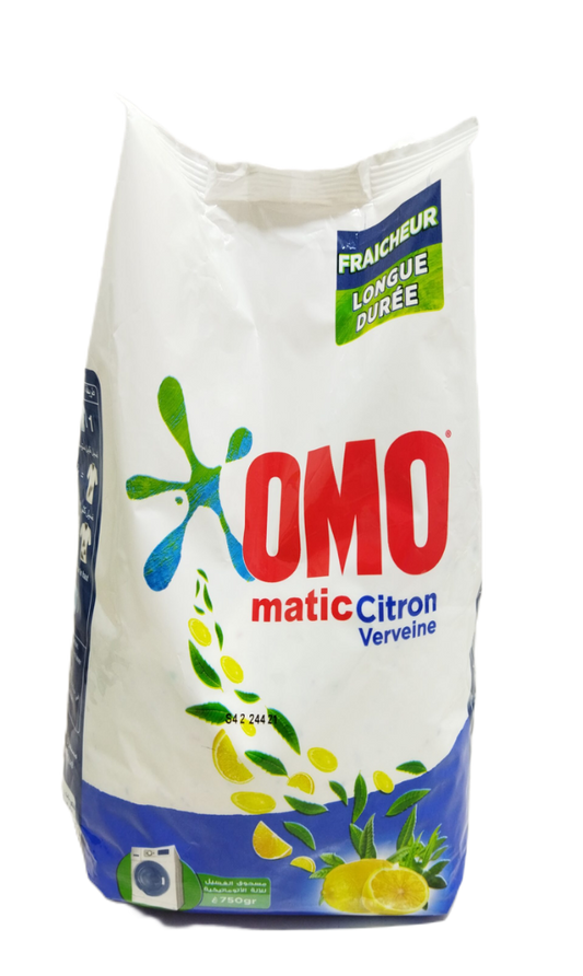 Omo Matic Citron Lessive en Poudre 750G