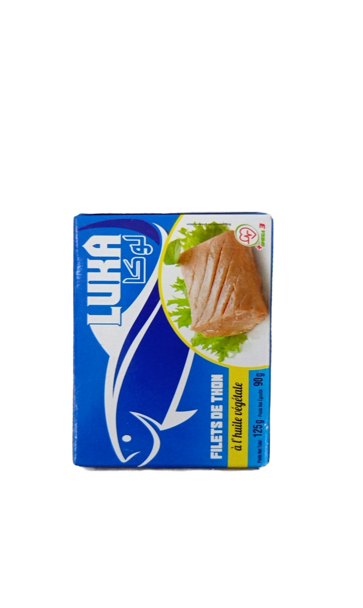 Luka Filets De Thon a l’huile Végétale 125G