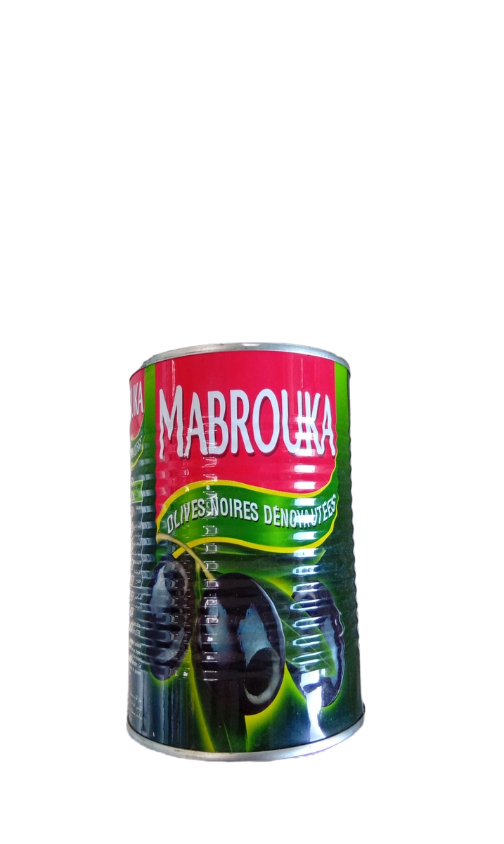 Mabrouka Olives Noires Dénoyautées 850G