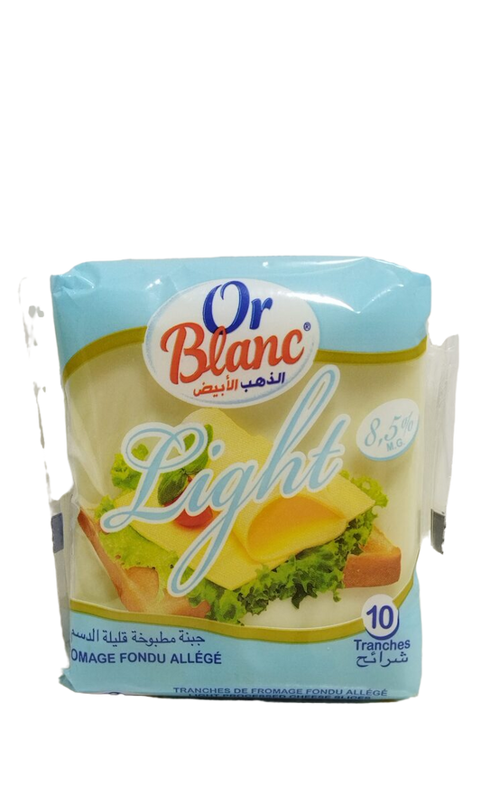 Or Blanc Fromage Tranche Light 10P