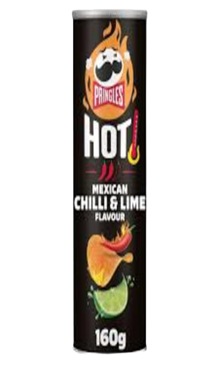 PRINGLES HOT LIME 160G