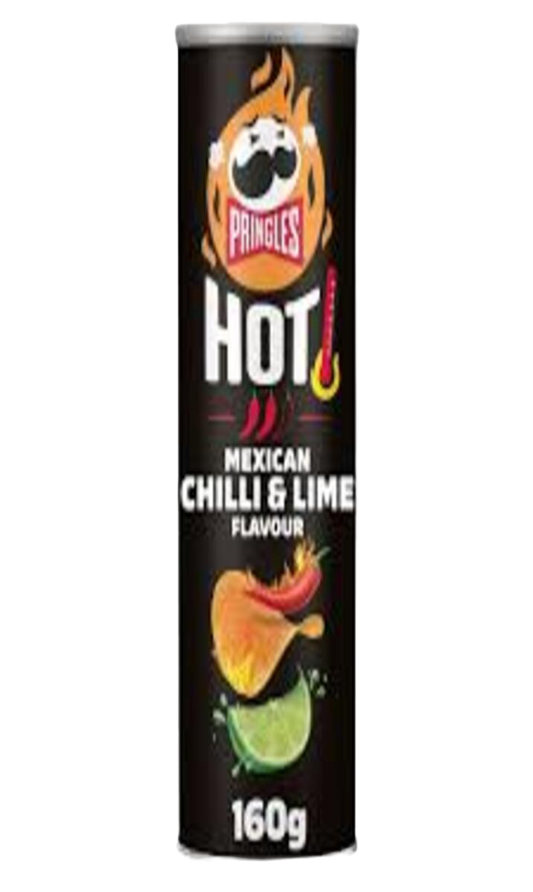 PRINGLES HOT LIME 160G