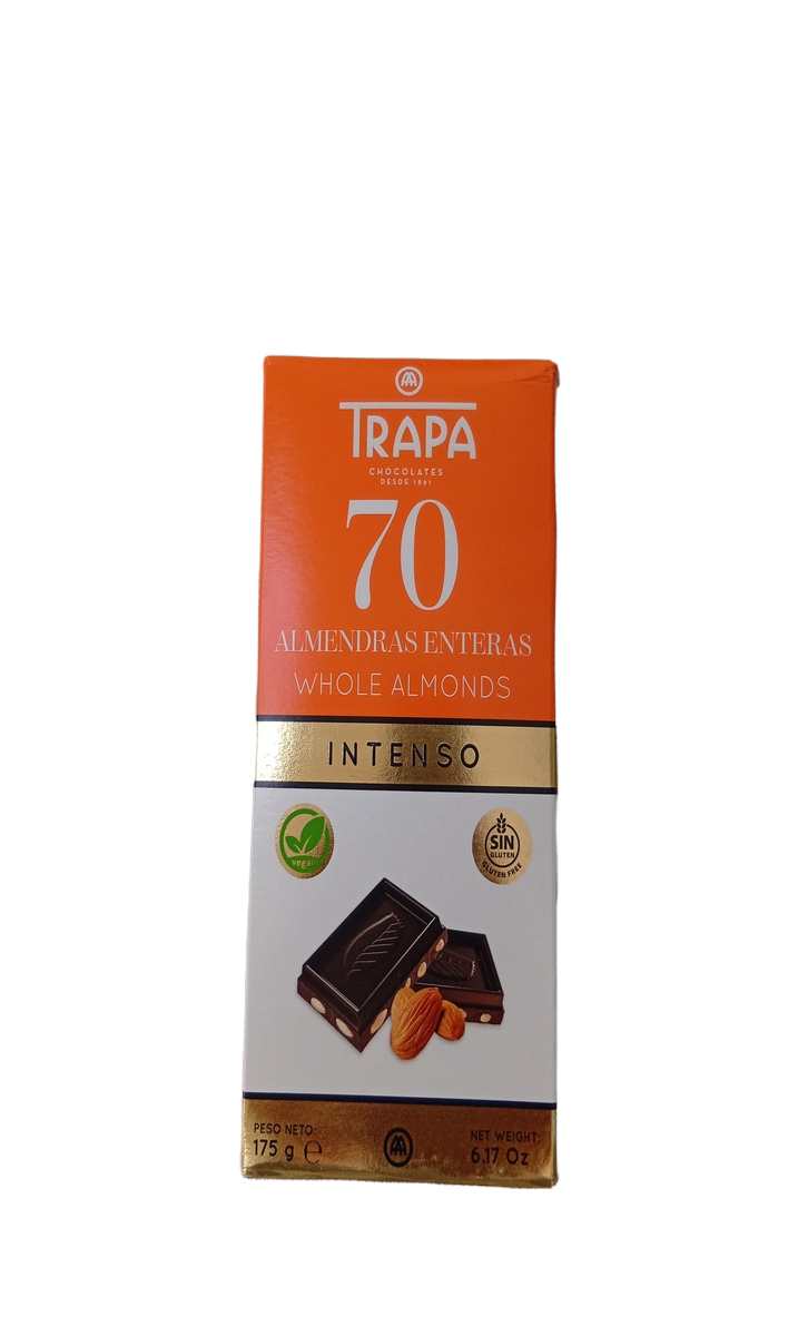 Trapa Whole Almond 70% Noir 175G