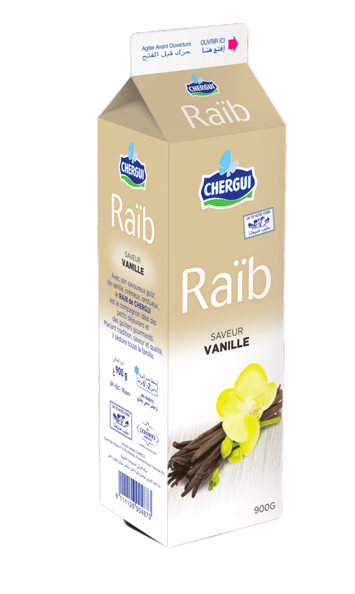 Chergui Raib Saveur De Vanille 900G