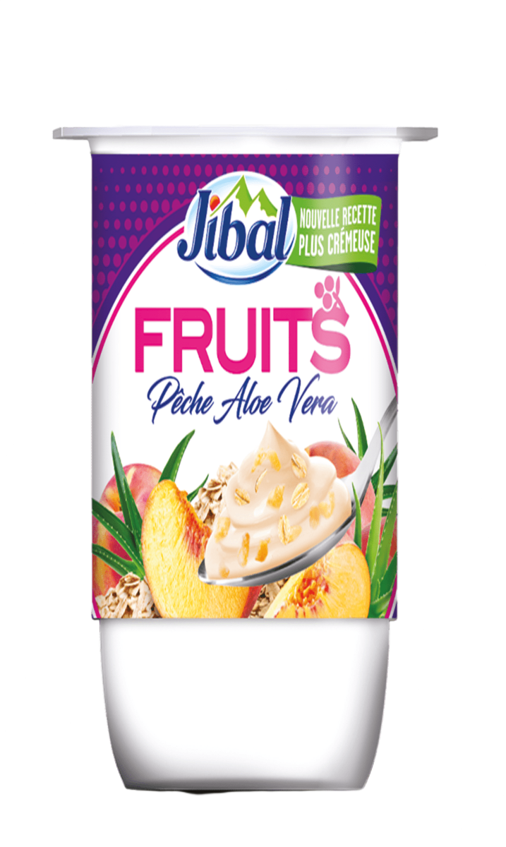 Jibal Fruits Yogurt Peach & Aloe Vera 110G