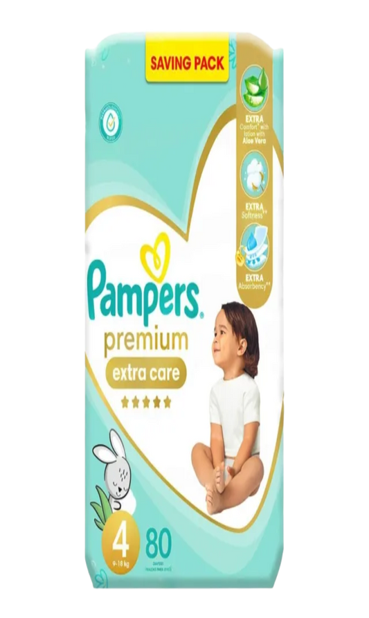 Pampers Couche Premuim Nº4 80P