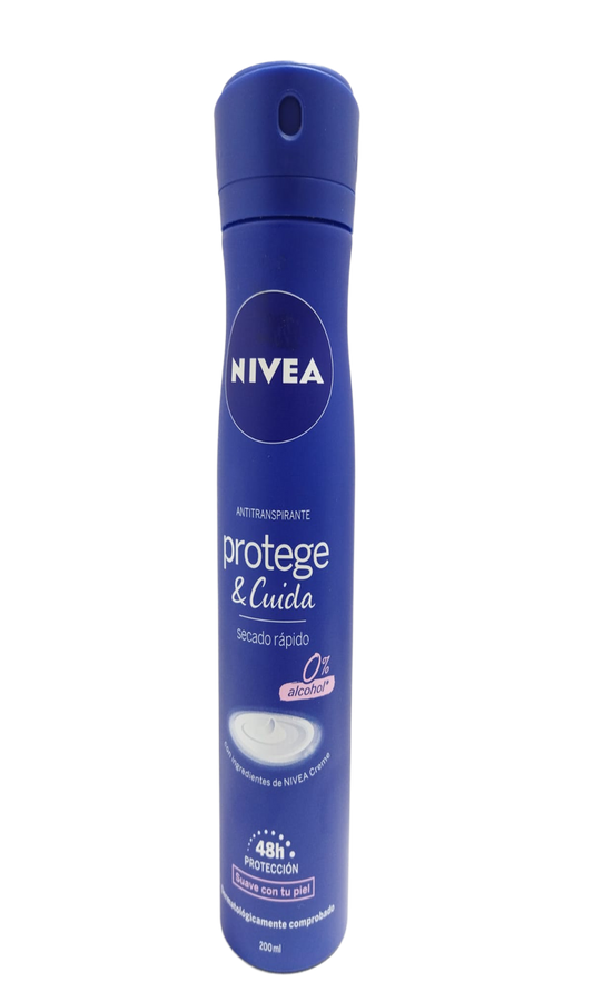Nivea Déodorant Protege & Cuida 0 Alcool 200Ml