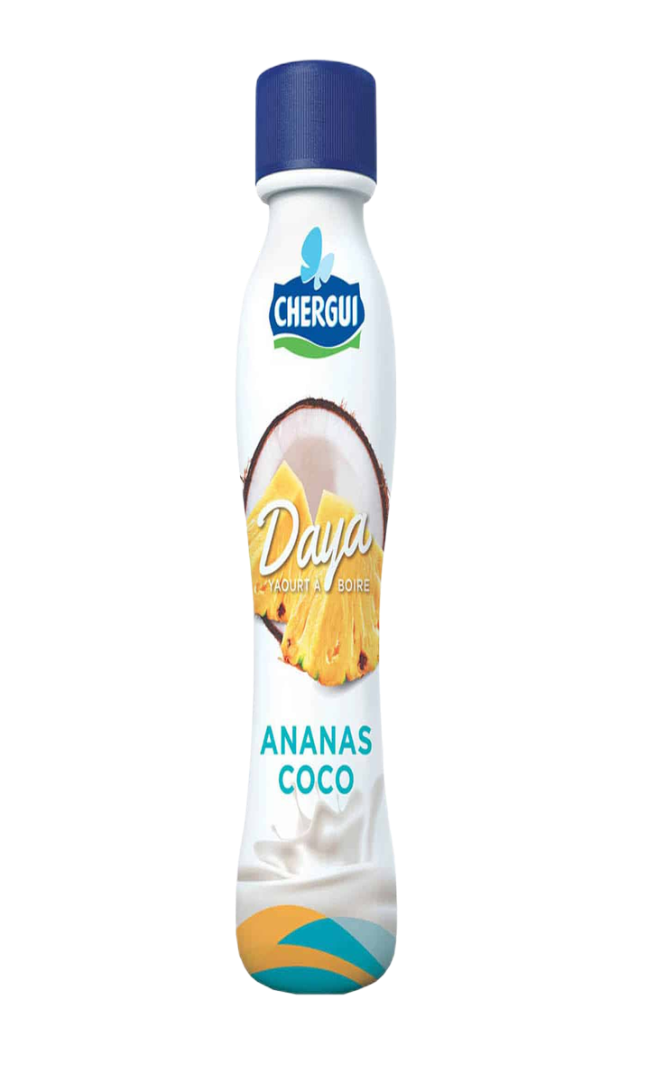 Chergui Daya Yogurt à Boire Ananas Coco 330ML