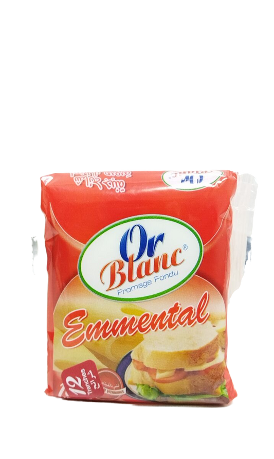 Or Blanc Fromage Tranche Emmental 12P