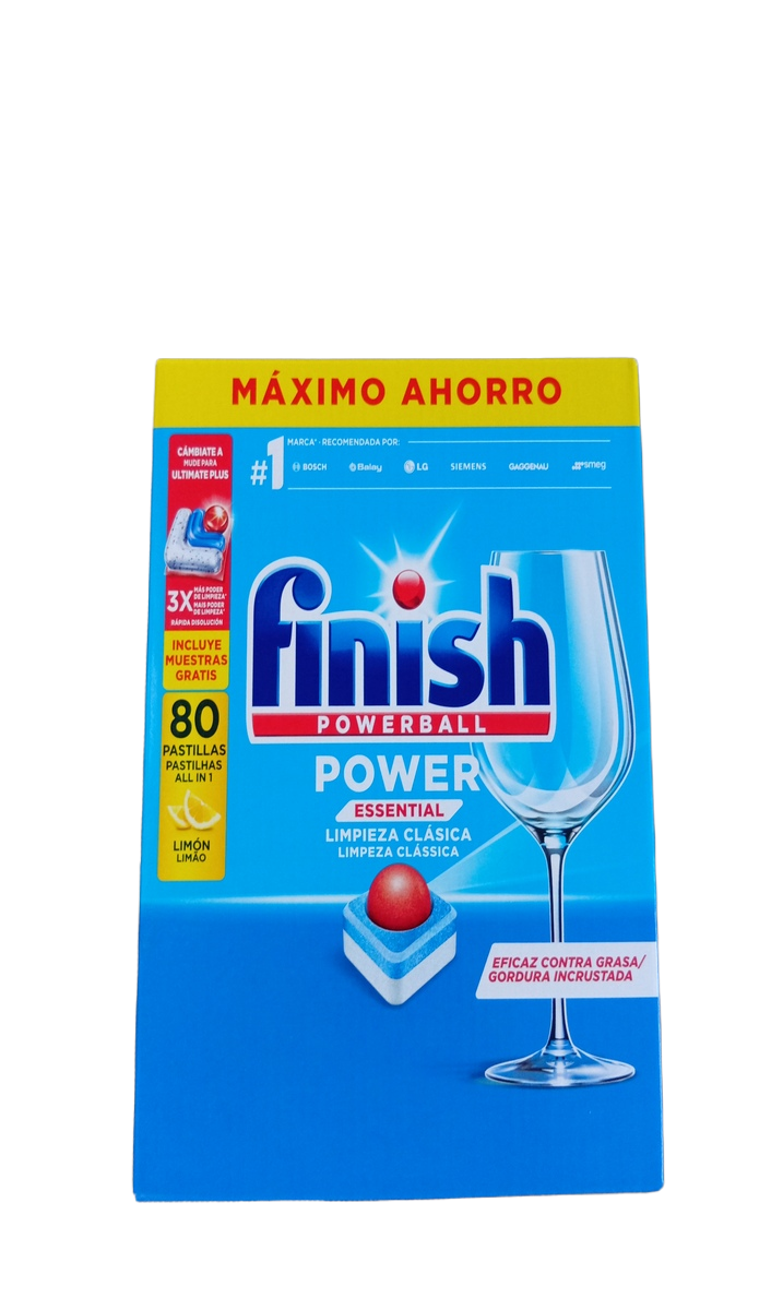 Finish Powerball Lemon 80 Tablettes