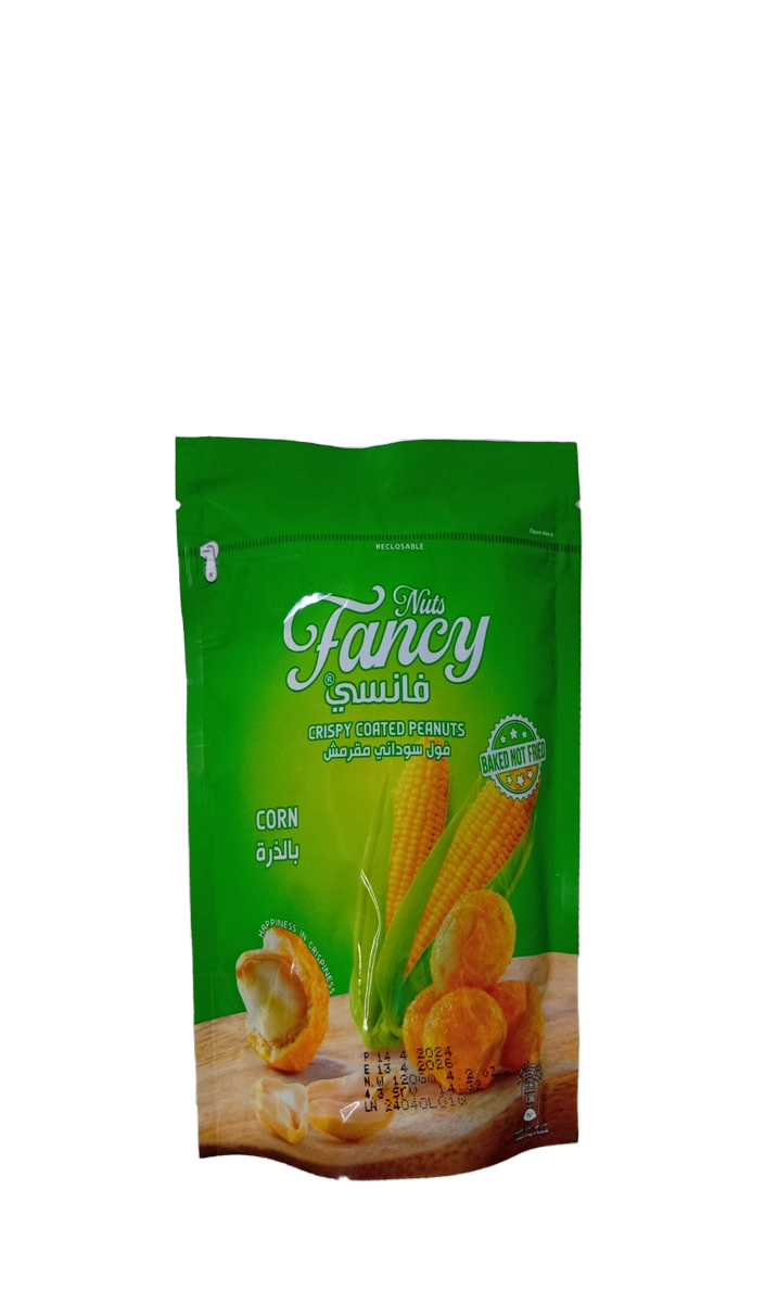 Fancy  Cacahuètes Grillées Enrobée Saveur Maïs 120G