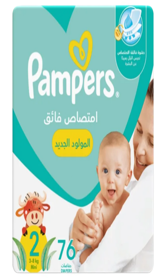 Pampers Couche Nº2 76P