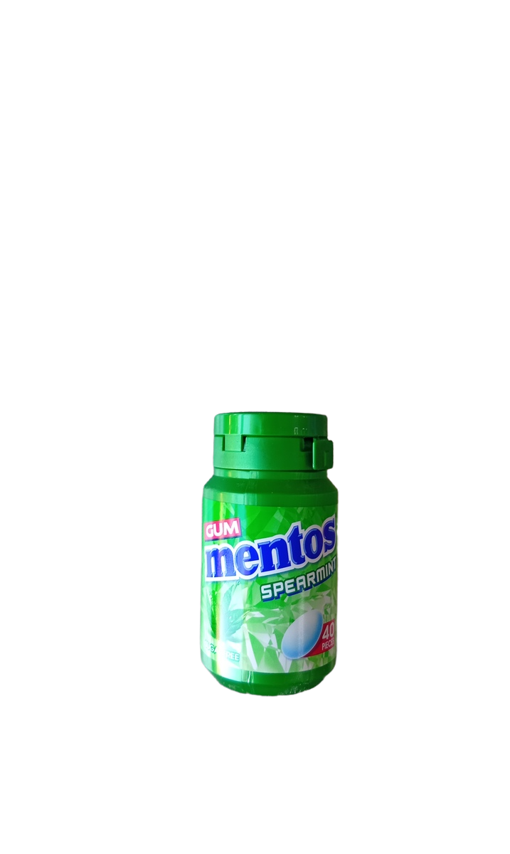 Mentos Gum Spearmint sans sucre 40 Unités