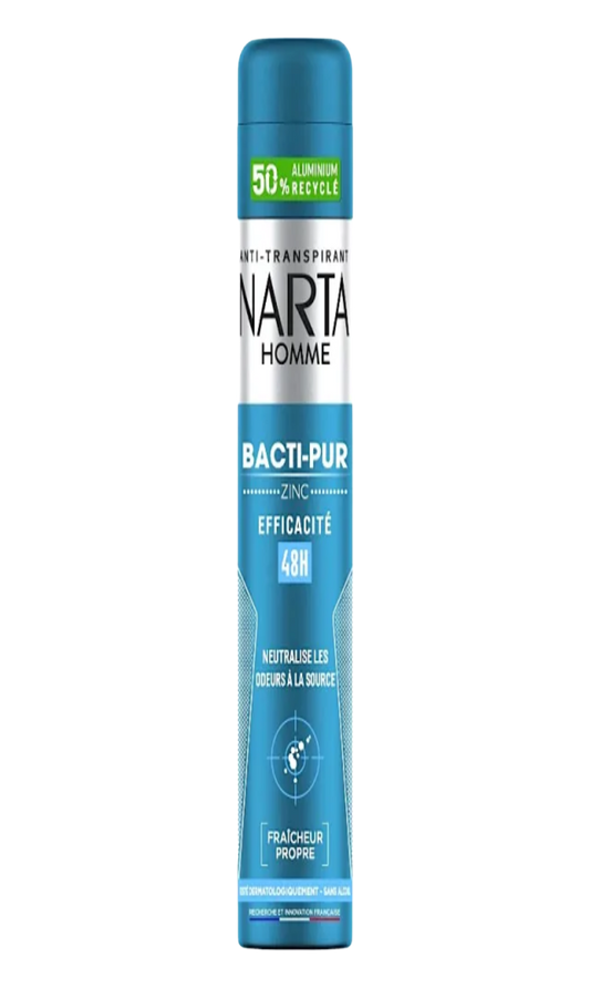 Narta Déodorant Spray Homme bacti-pur zinc 200ML