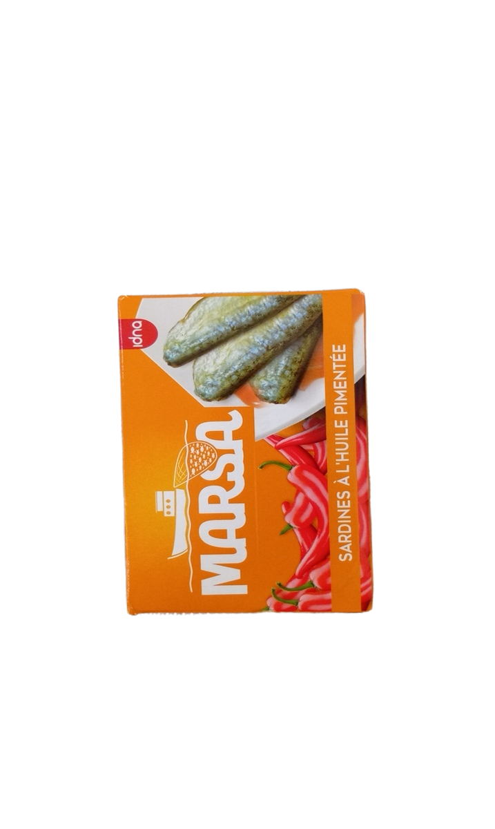 Marsa Sardines à l’huile Pimente 125G