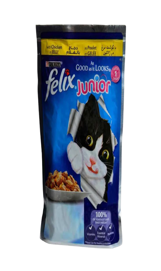 Felix Pate au Poulet En Gelée Junior 100G